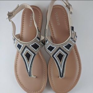 Torrid Beaded Sandals